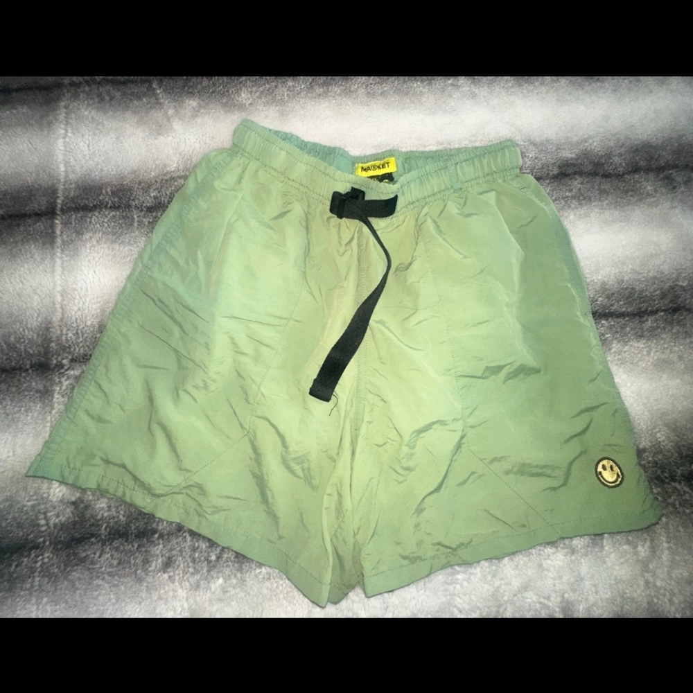 chinatown market smiley swim shorts